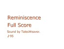 TalesWeaver Reminiscence 楽譜(原曲比較版)