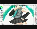 初音ミクかいてみた　