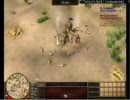 AOE3 アジアの覇王　エキシビジョンマッチ　tombo_ vs Samwise