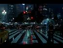 雨の夜と月の光