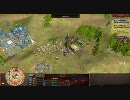 [AOE3]クラン神風観戦記録　歓迎マッチ「日本曹長vsロシア徴収兵」