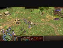 [AOE3]クラン神風対戦記録動画　「イギリス大佐VSフランス中佐」