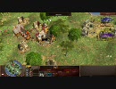[AOE3]クラン神風対戦記録　歓迎マッチ「ドイツ軍曹VS日本曹長」