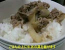 電子レンジで楽々！牛丼を作ってみよう