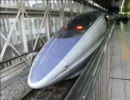 新幹線500系（W8編成）のぞみ29号 博多駅到着