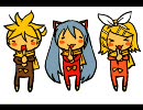 【初音ミク】春！桜！ニンジャ！【リンレン】　中毒性アリ